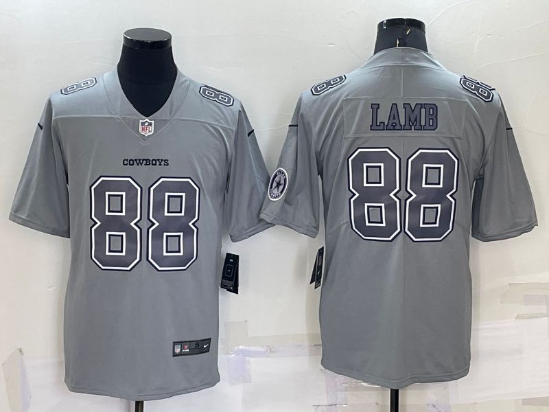 Men Dallas Cowboys #88 Lamb Grey 2022 Nike Limited Vapor Untouchable NFL Jerseys->dallas cowboys->NFL Jersey